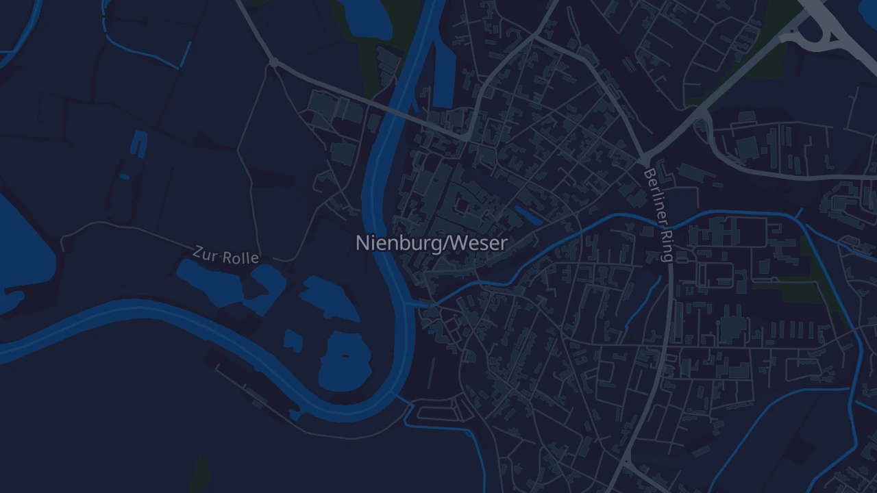 Karte von Nienburg (Weser)
