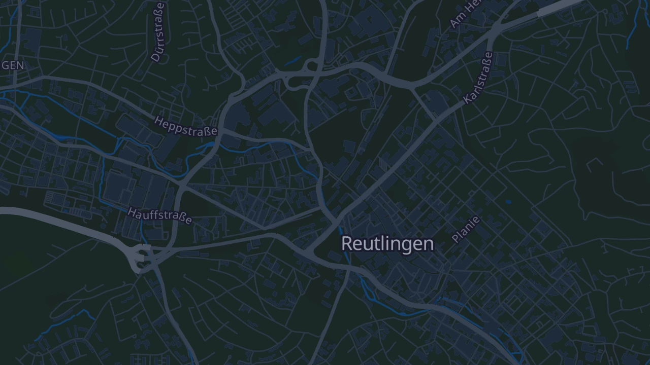 Karte von Reutlingen