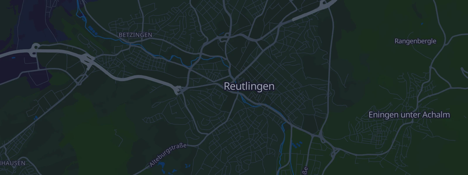 Karte von Reutlingen