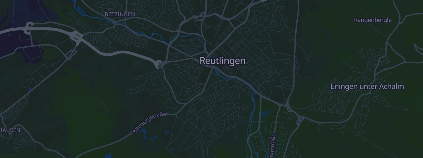 Karte von Reutlingen