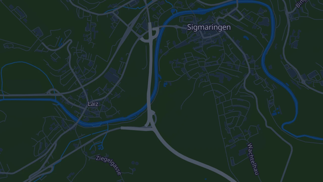 Karte von Sigmaringen
