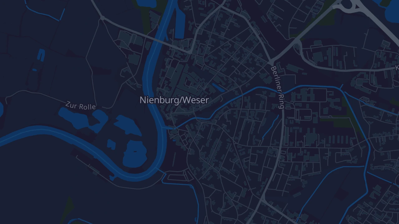 Karte von Nienburg (Weser)