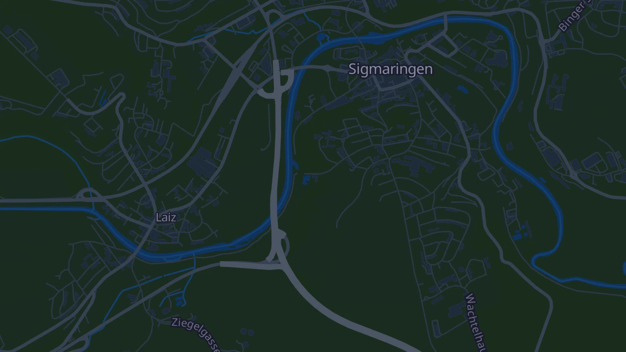 Karte von Sigmaringen
