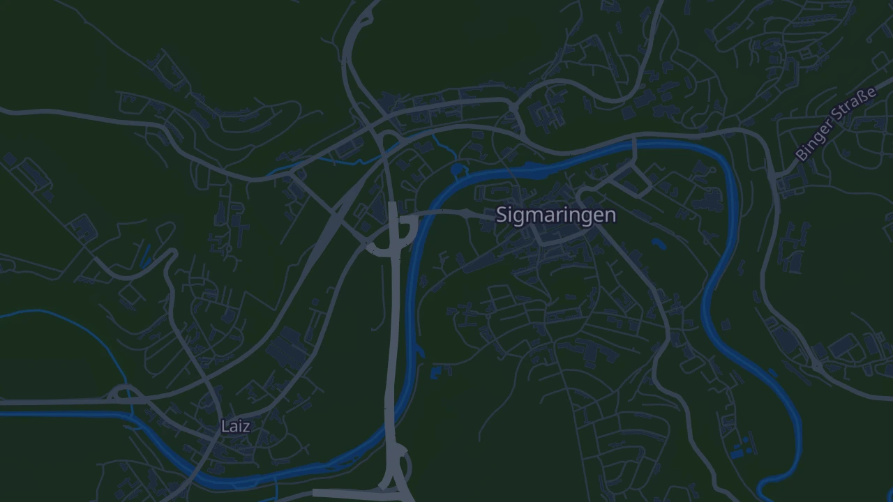 Karte von Sigmaringen