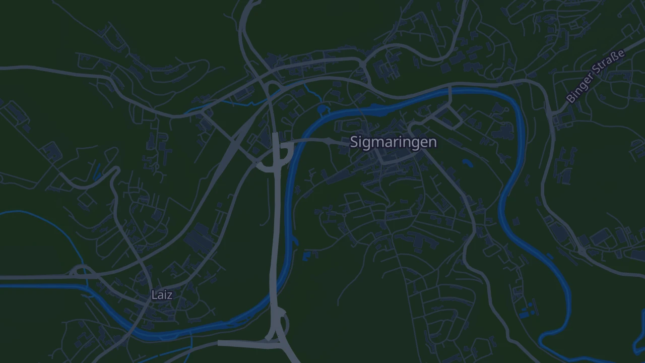 Karte von Sigmaringen