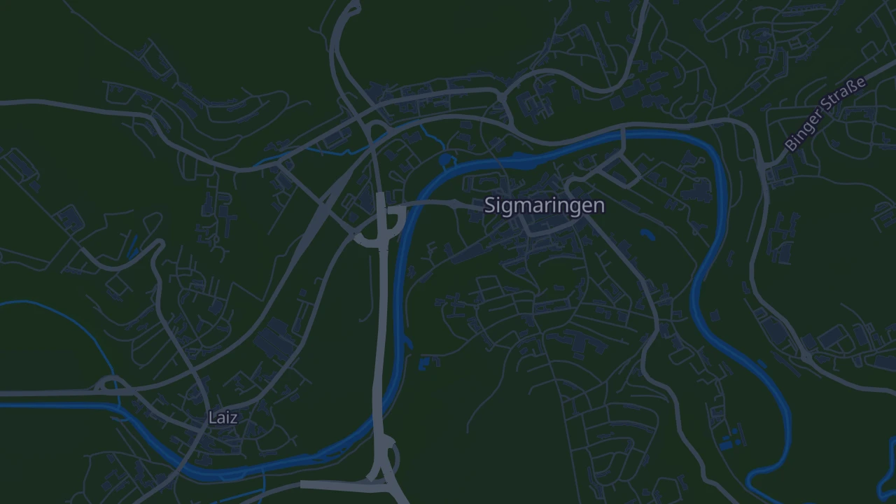 Karte von Sigmaringen