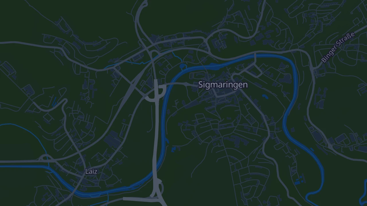 Karte von Sigmaringen