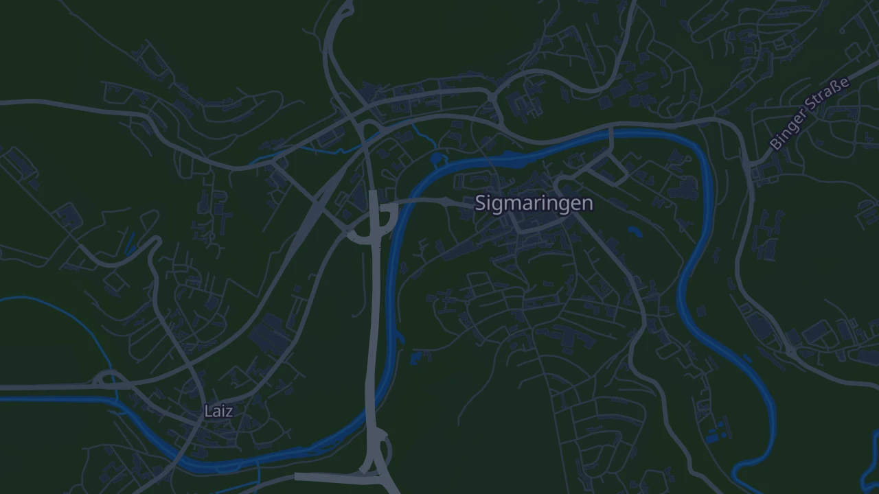 Karte von Sigmaringen