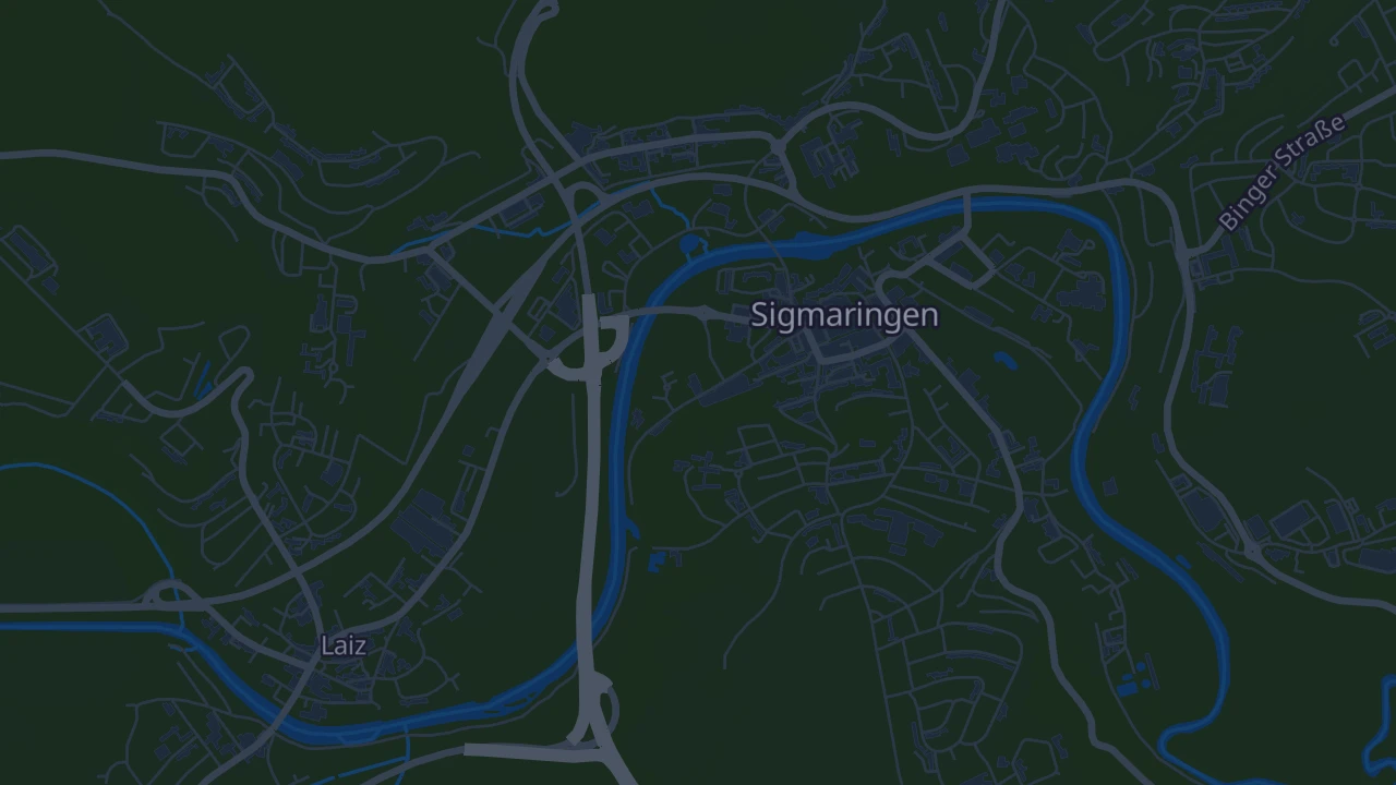 Karte von Sigmaringen