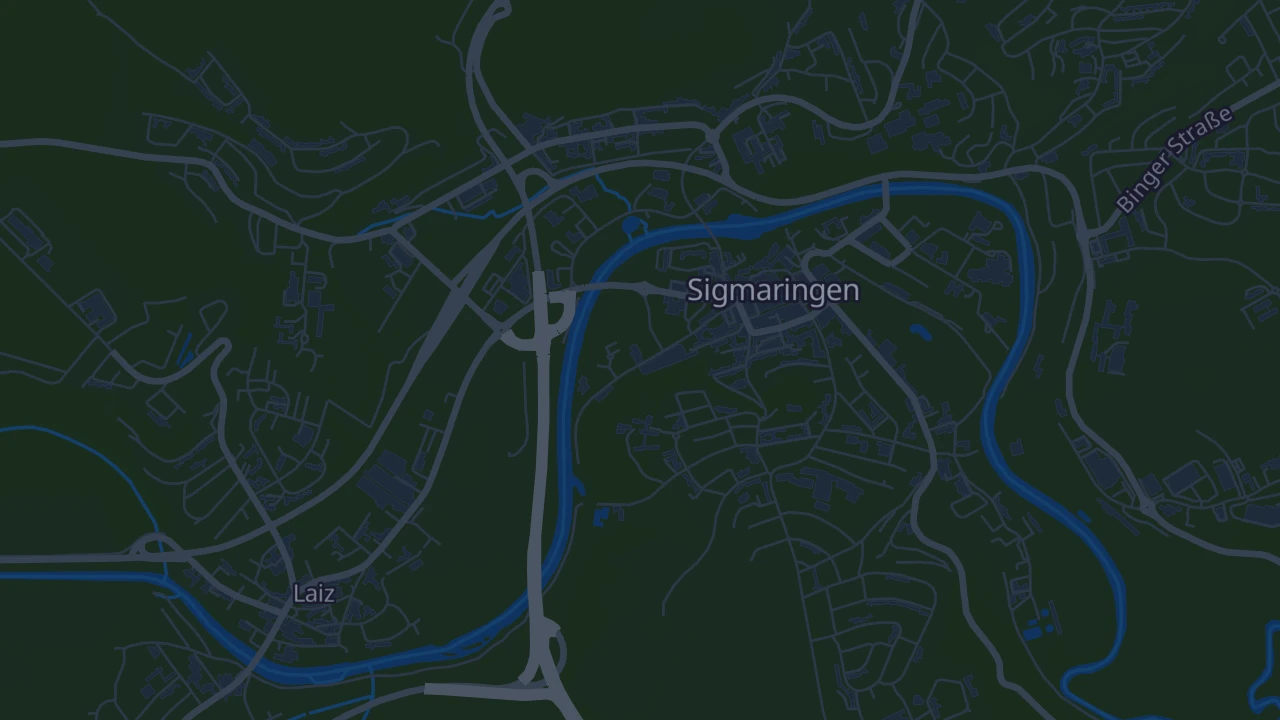 Karte von Sigmaringen