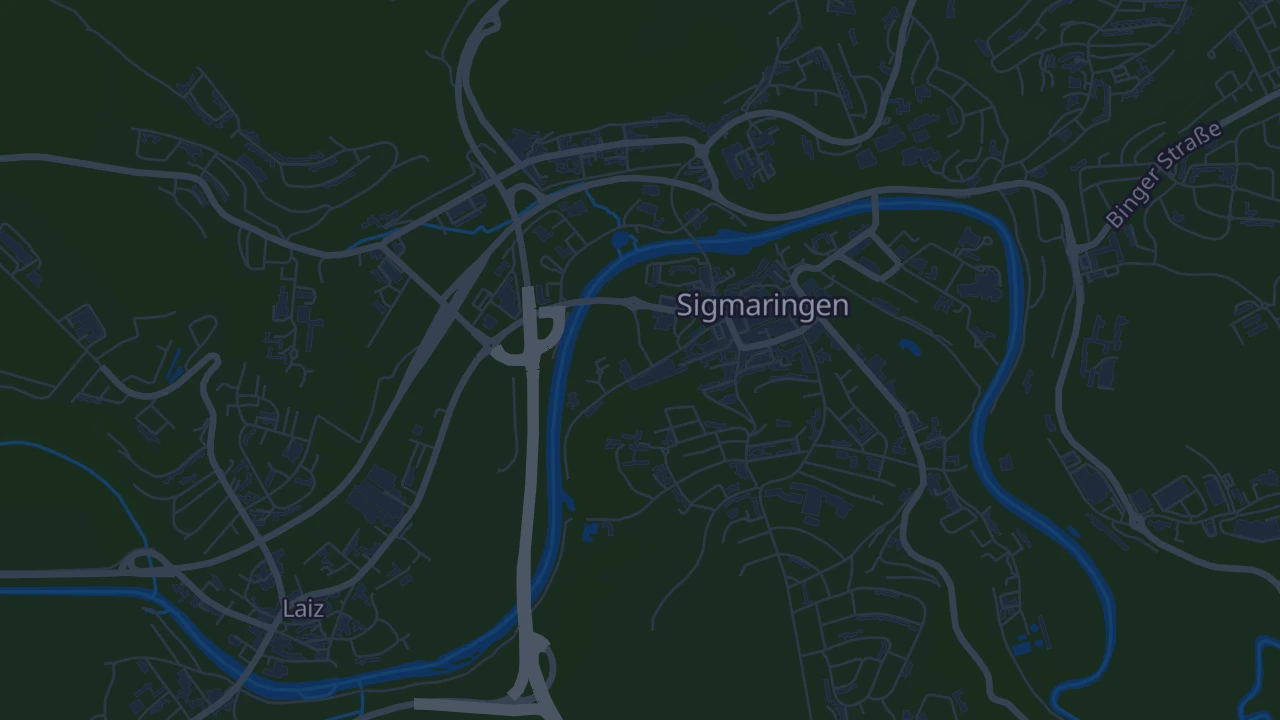 Karte von Sigmaringen
