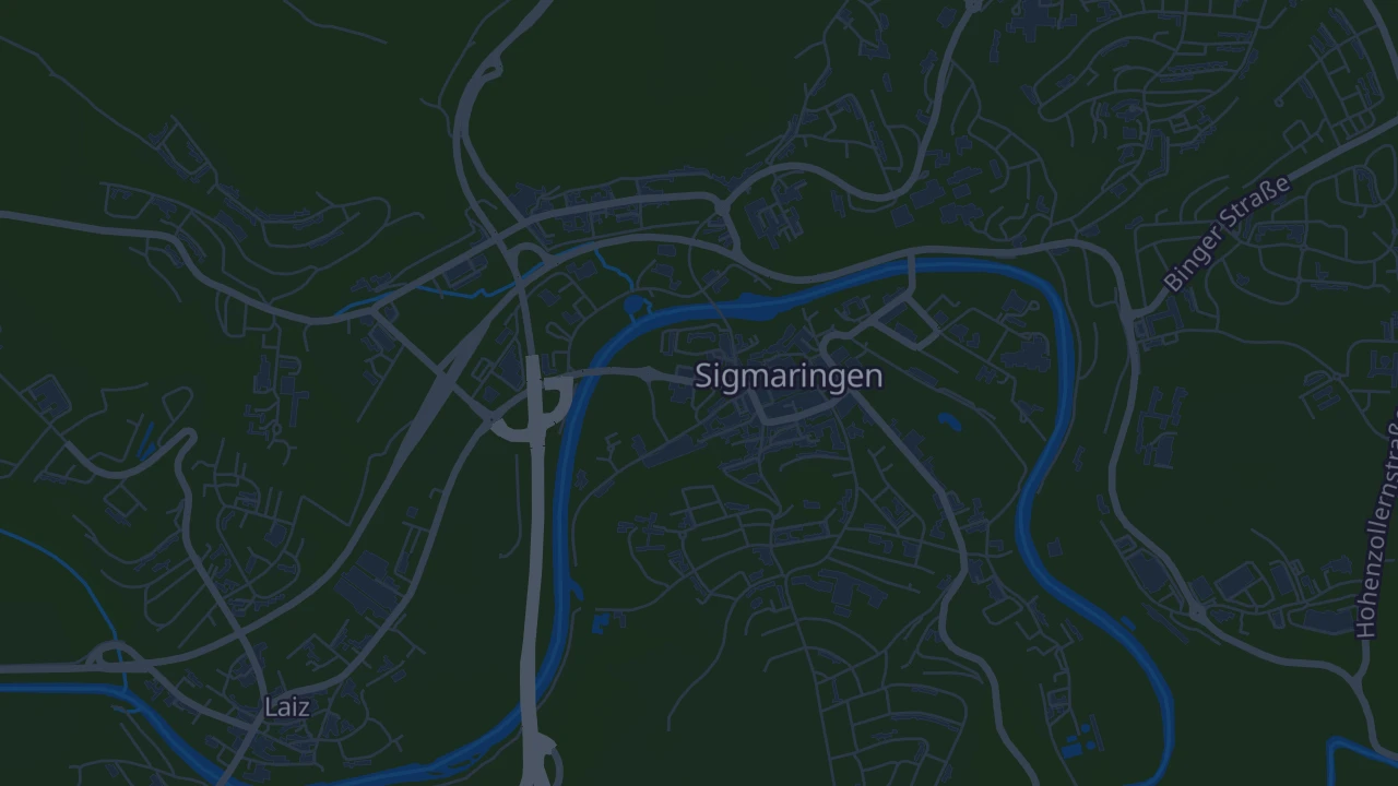 Karte von Sigmaringen