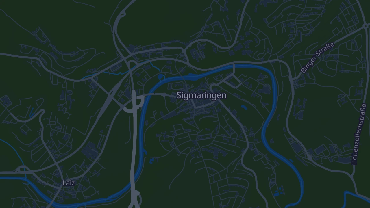 Karte von Sigmaringen