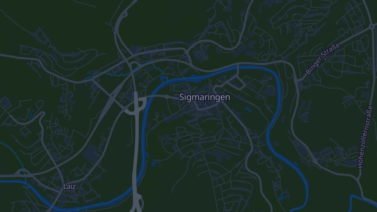 Karte von Sigmaringen