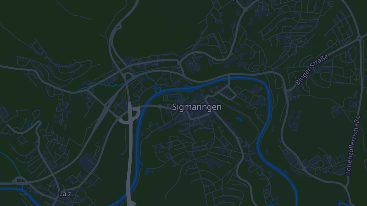 Karte von Sigmaringen