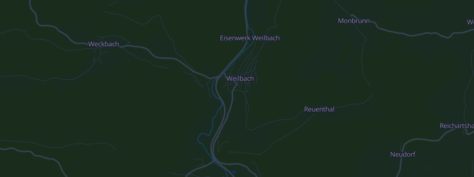 Karte von Weilbach