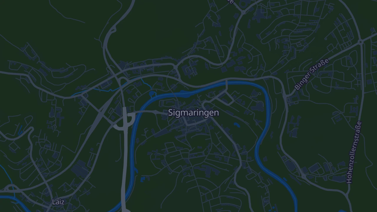 Karte von Sigmaringen