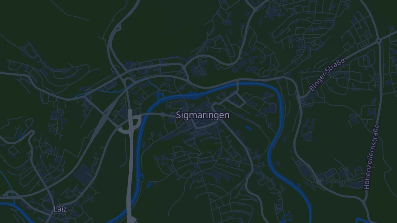 Karte von Sigmaringen