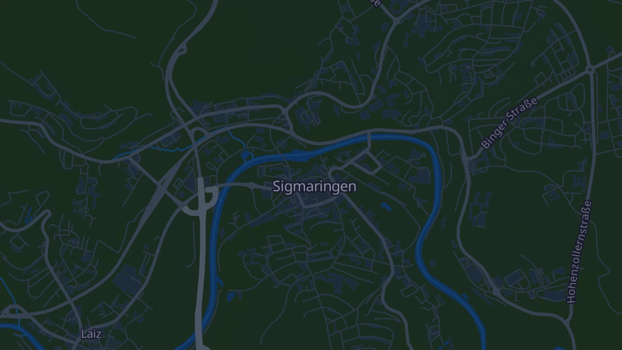 Karte von Sigmaringen