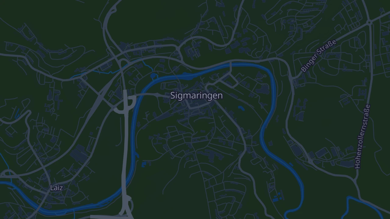 Karte von Sigmaringen