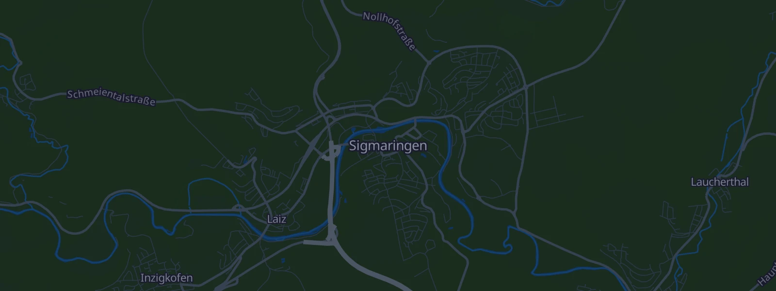 Karte von Sigmaringen