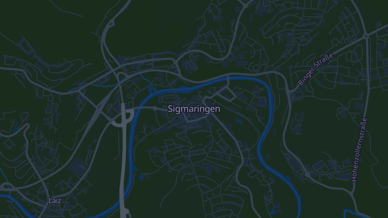 Karte von Sigmaringen