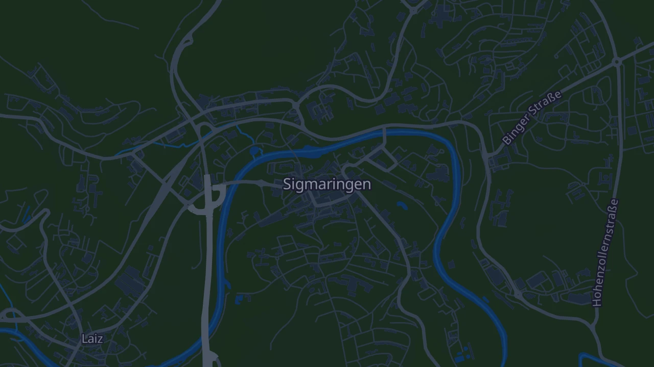Karte von Sigmaringen
