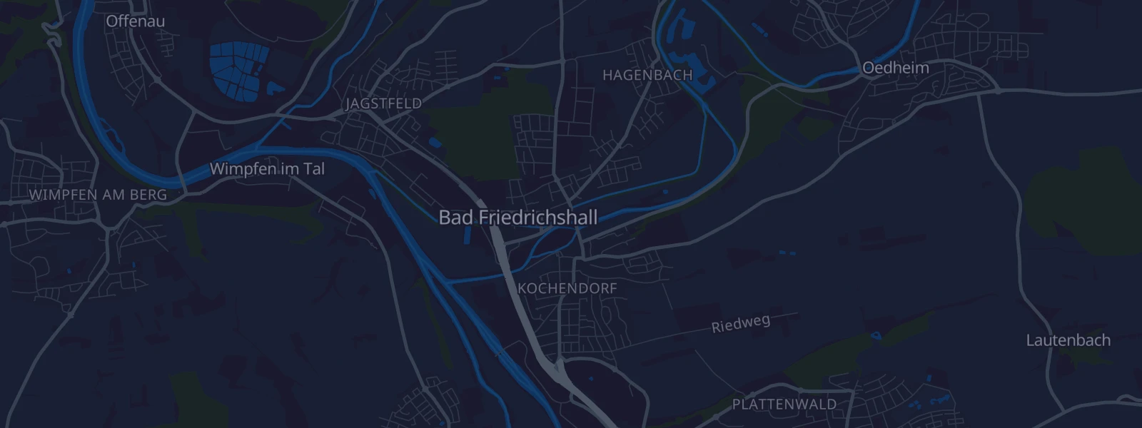 Karte von Bad Friedrichshall