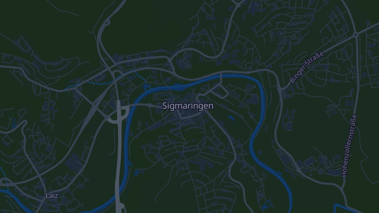 Karte von Sigmaringen