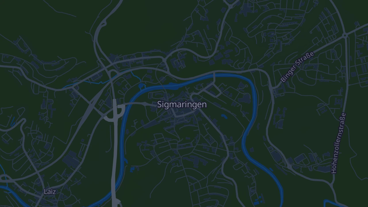 Karte von Sigmaringen