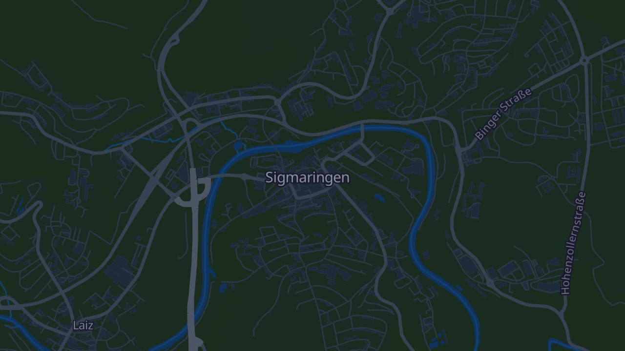Karte von Sigmaringen