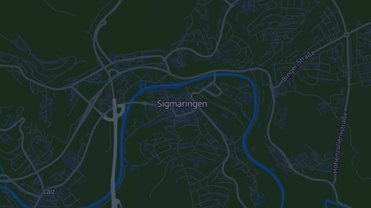 Karte von Sigmaringen