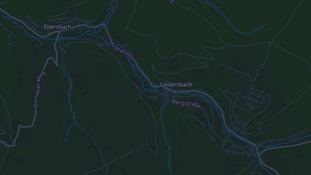 Karte von Leidersbach