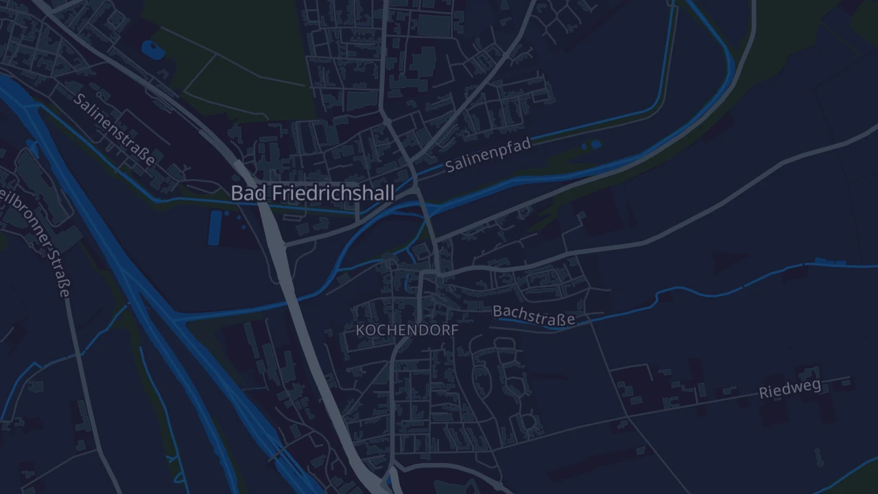 Karte von Bad Friedrichshall