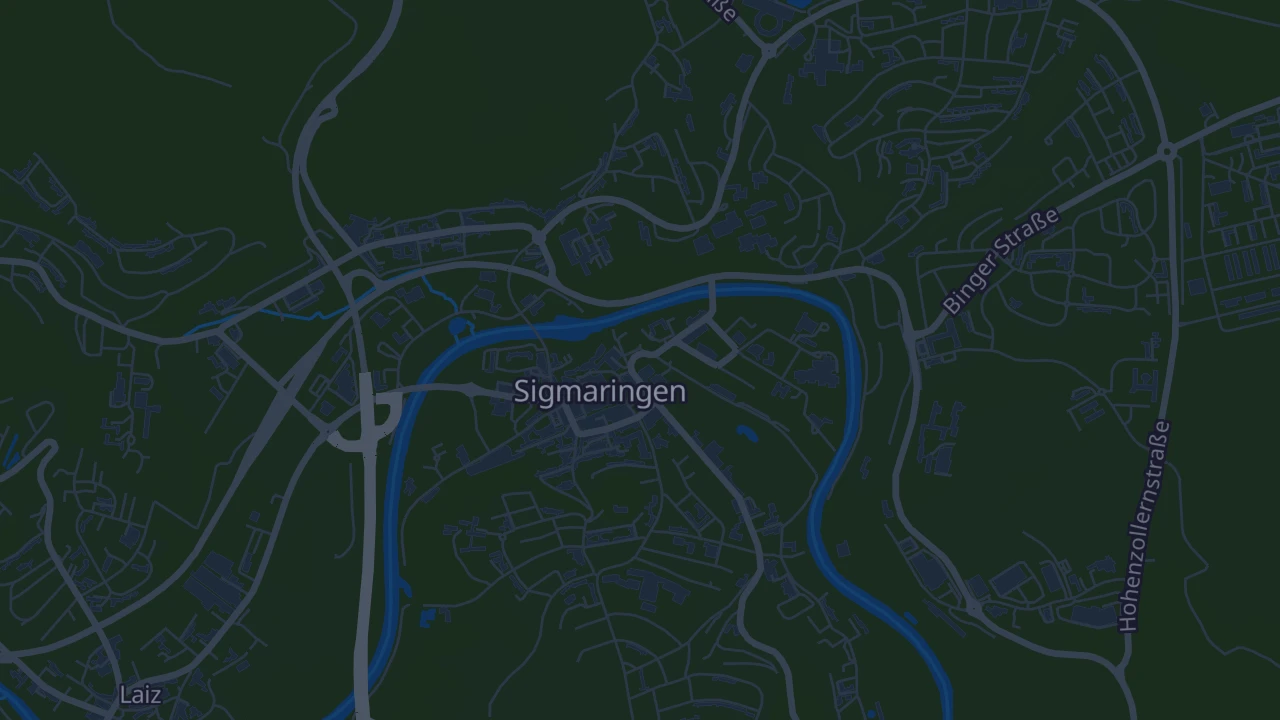 Karte von Sigmaringen