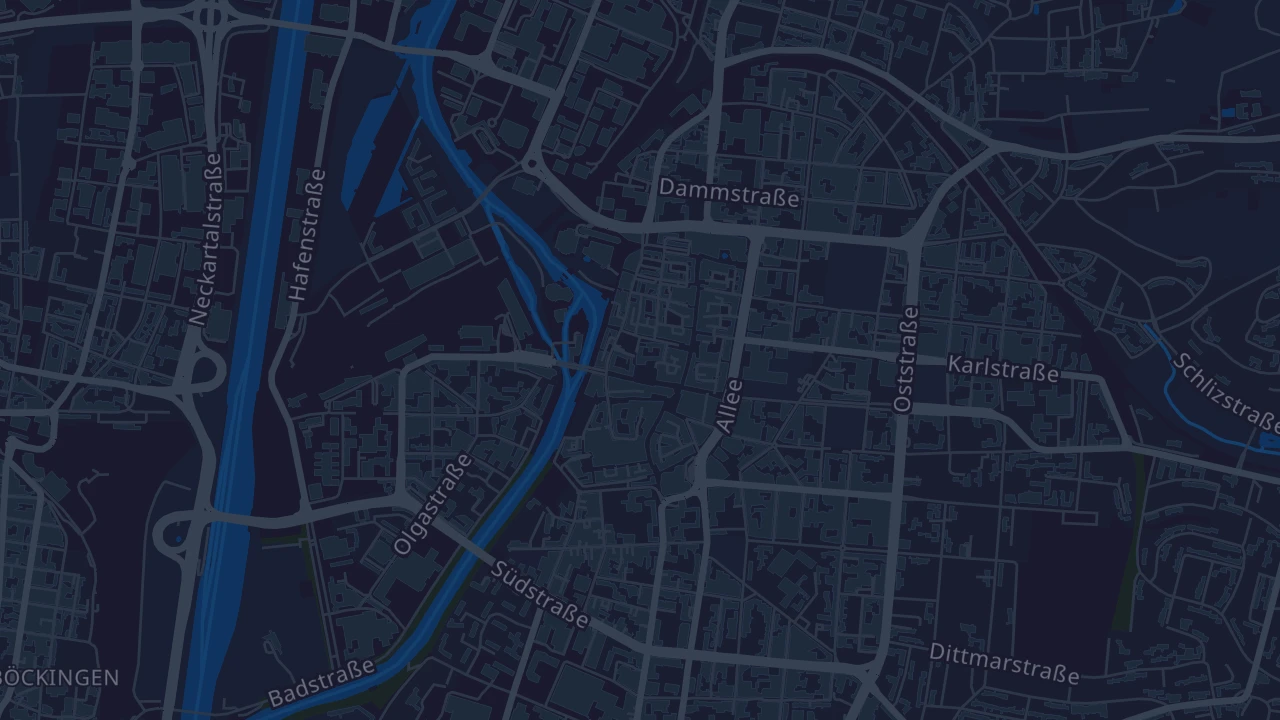 Karte von Heilbronn