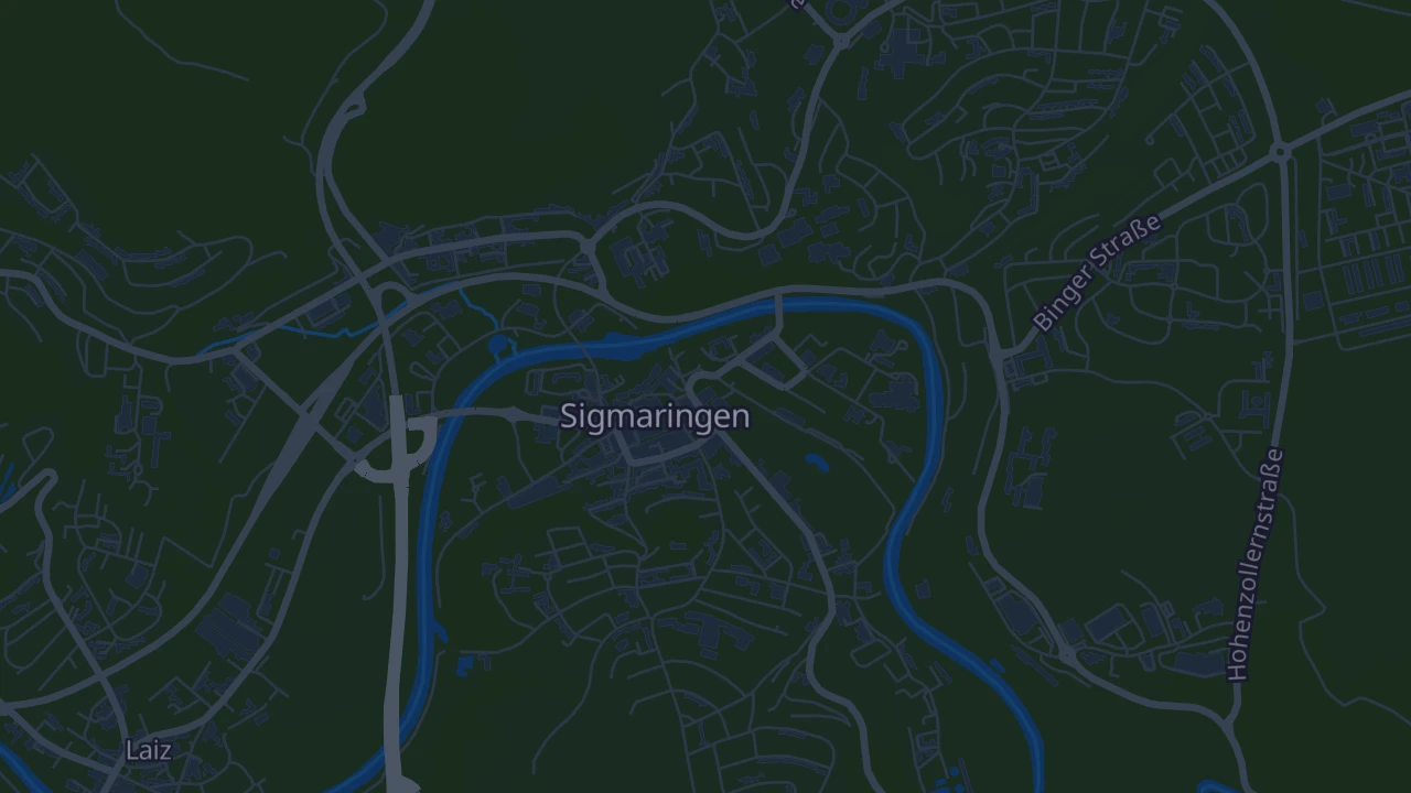 Karte von Sigmaringen
