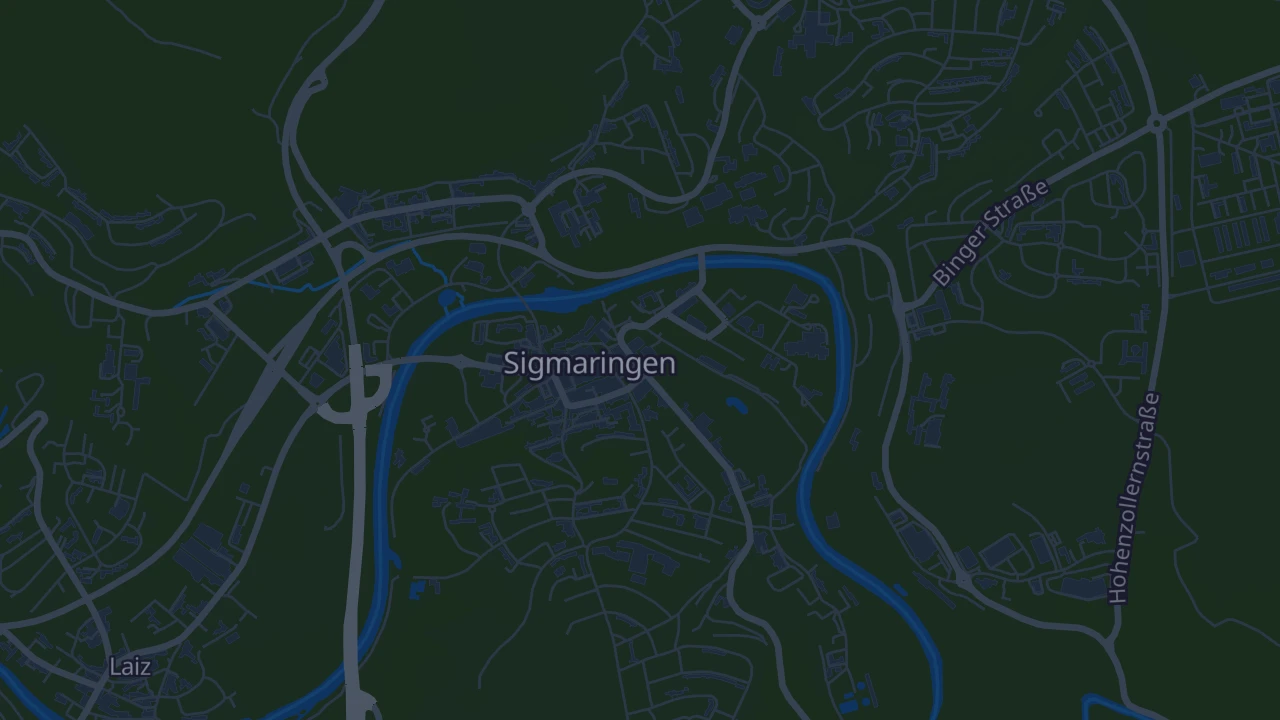 Karte von Sigmaringen