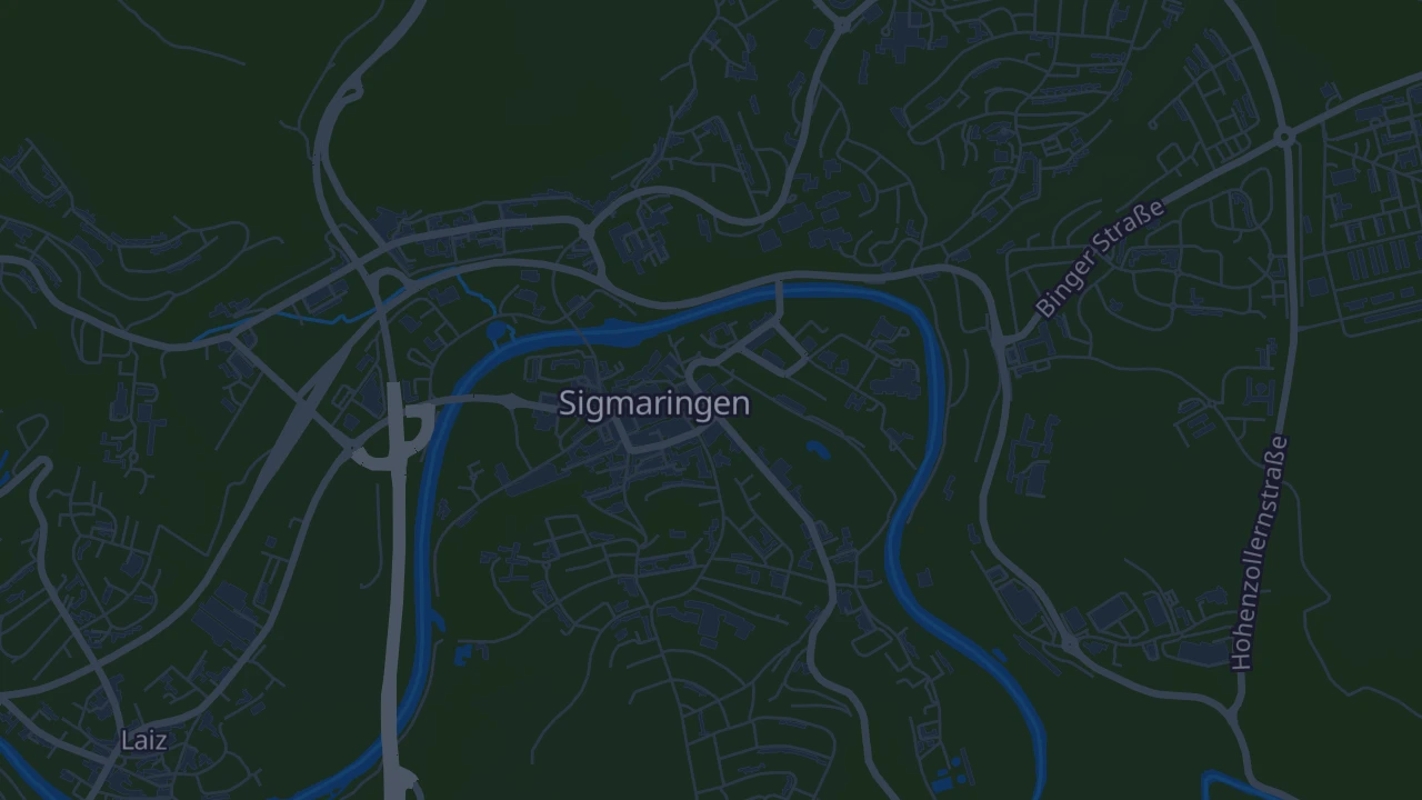 Karte von Sigmaringen