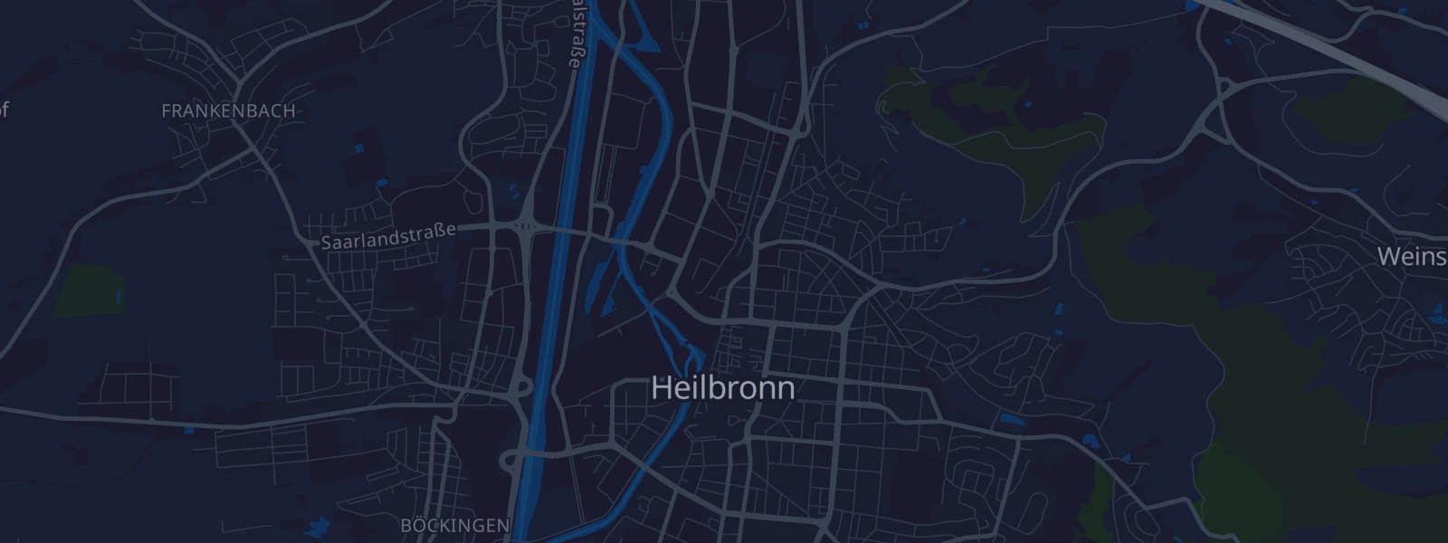 Karte von Heilbronn