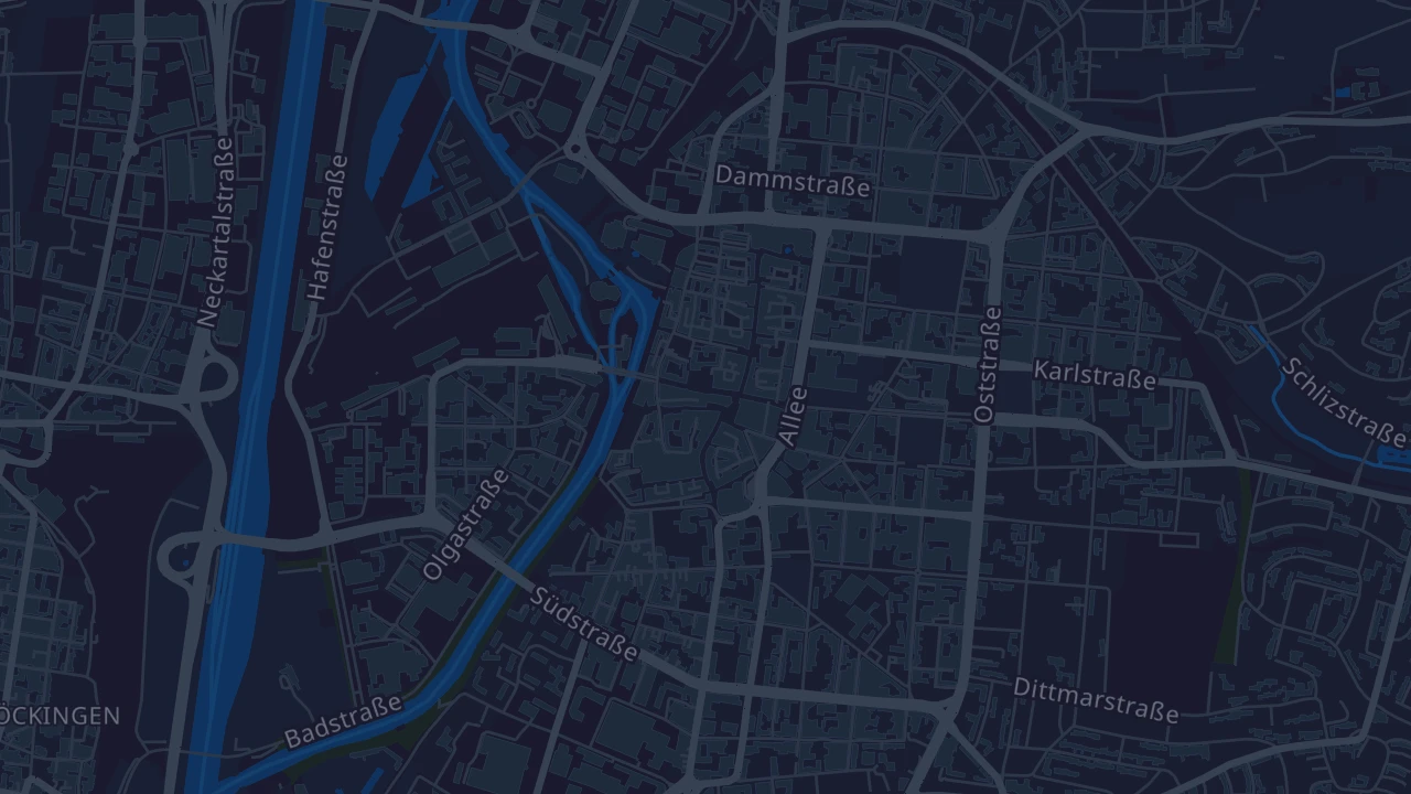 Karte von Heilbronn