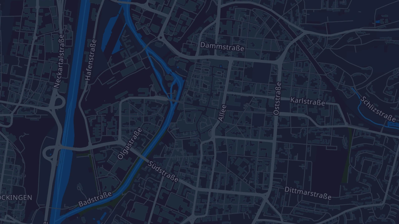Karte von Heilbronn