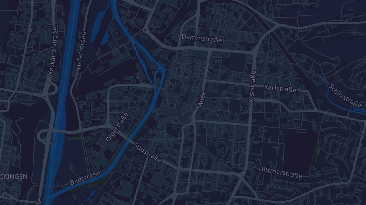 Karte von Heilbronn