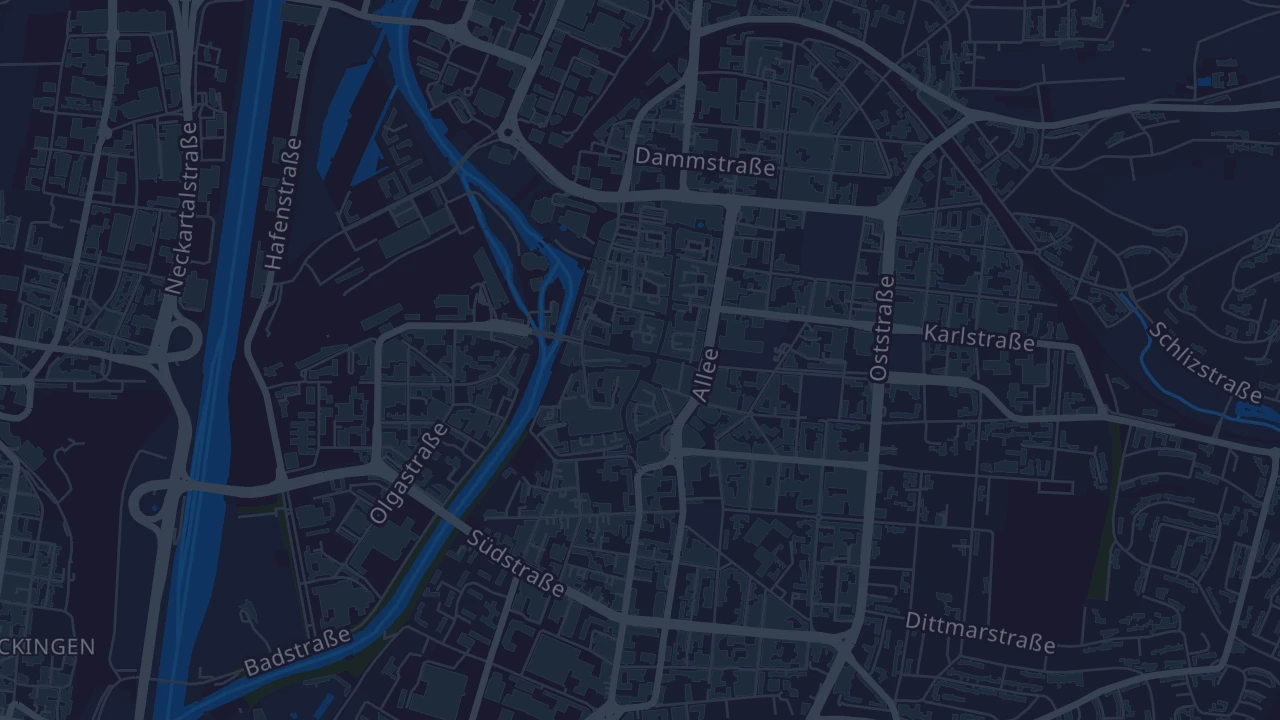 Karte von Heilbronn