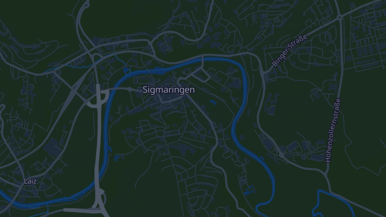 Karte von Sigmaringen