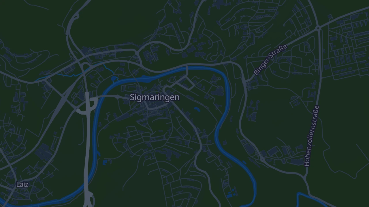 Karte von Sigmaringen
