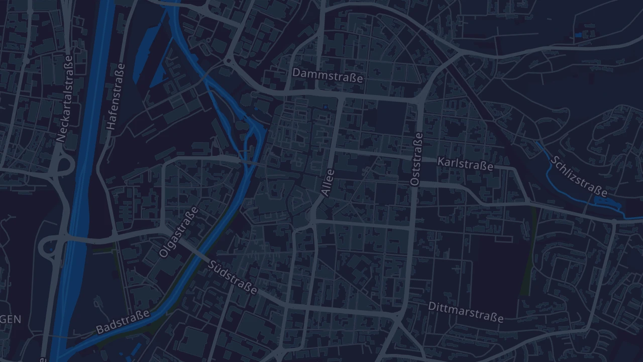 Karte von Heilbronn