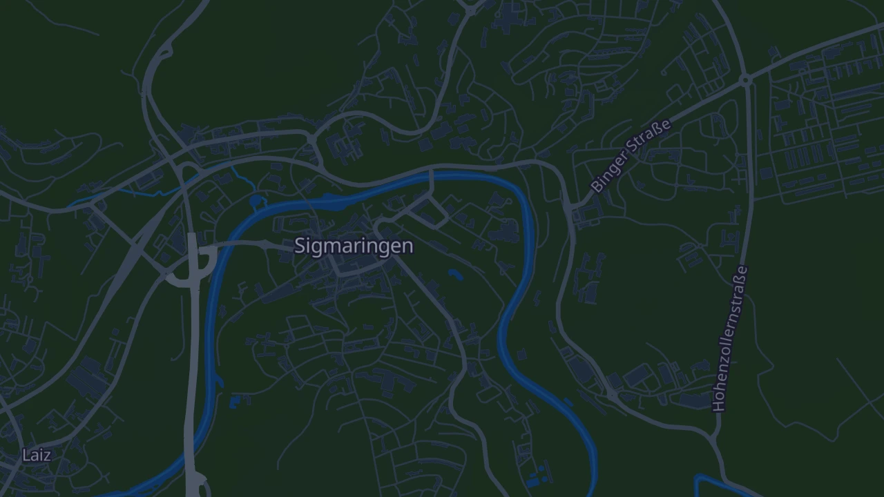 Karte von Sigmaringen