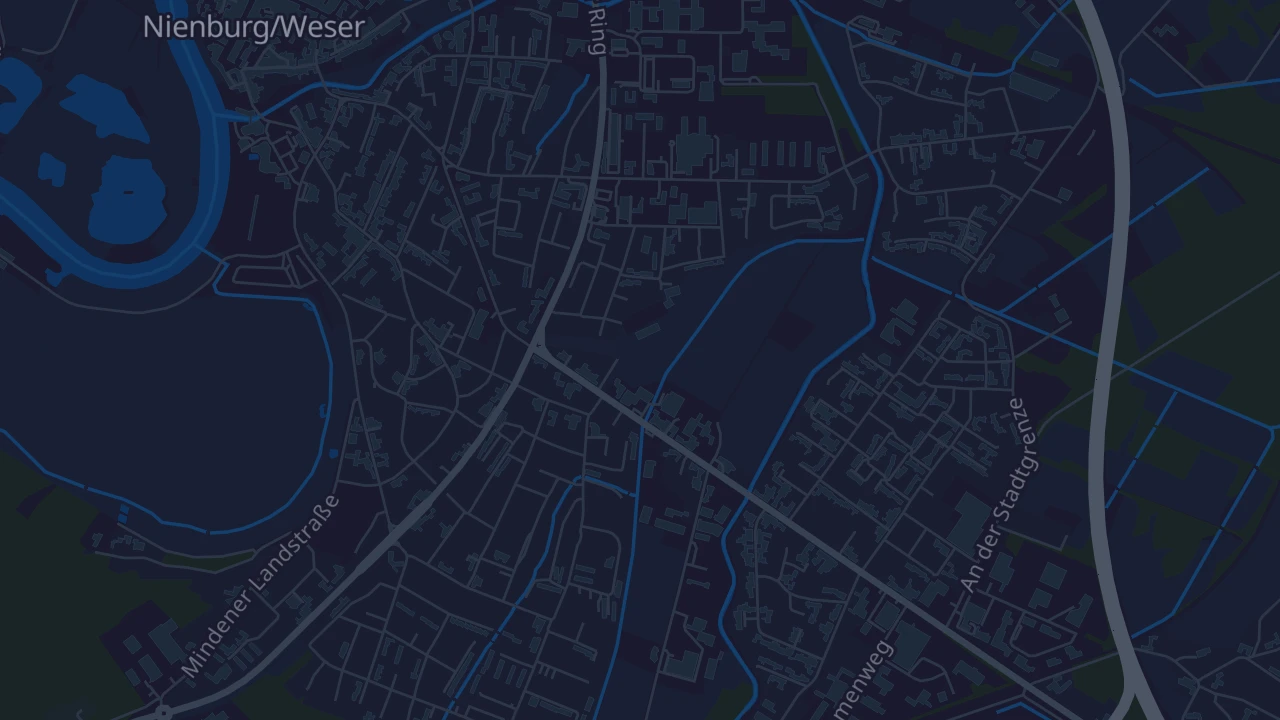 Karte von Nienburg (Weser)