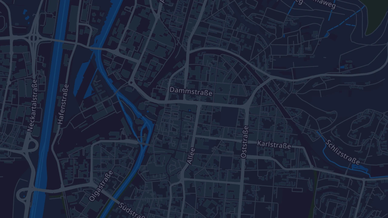 Karte von Heilbronn